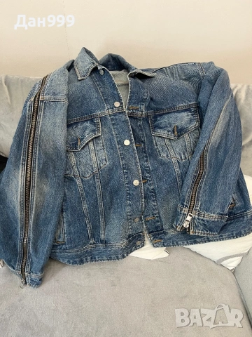 Уникално дънково яке Diesel, снимка 2 - Якета - 54192964