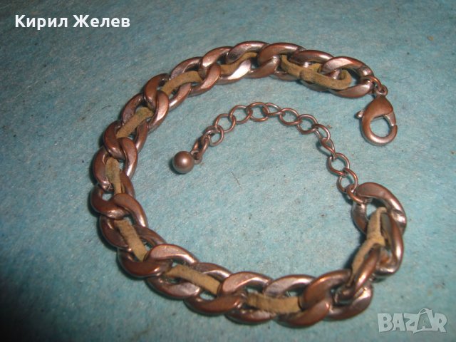 СТАРА СТОМАНЕНА ЗДРАВА РЕТРО ПЛЕТКА ГРИВНА ПОСРЕБРЕНА 14751