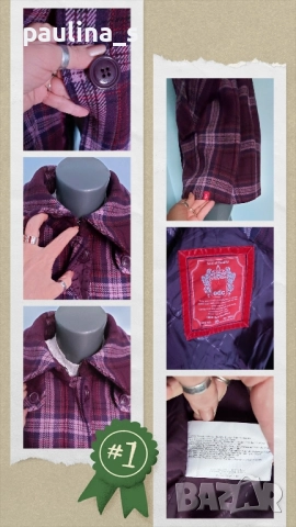 Два различни броя / Уникално Винтидж Вълнено палто "EDC" by Esprit , снимка 10 - Палта, манта - 48424841