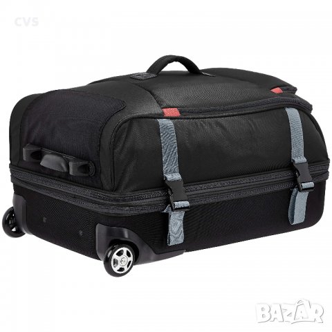 УНИКАЛЕН! Пътнически куфар AmazonBasics, С колела, Телескопична дръжка, НОВИ, снимка 3 - Куфари - 31435881