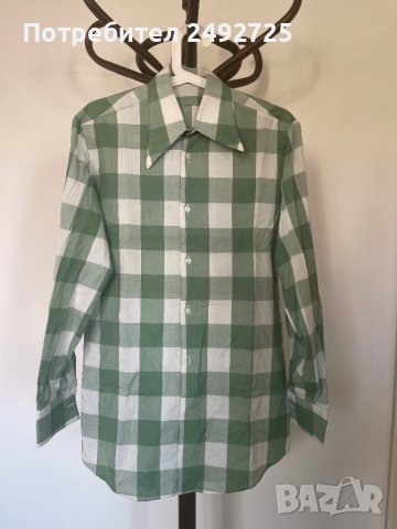 Риза, 2 бр,  туника вталена, карирана, дълъг ръкав, ново, памук, снимка 1
