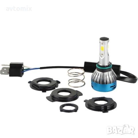 LED Крушка H4 за Мотоциклет, снимка 4 - Аксесоари и консумативи - 54364609