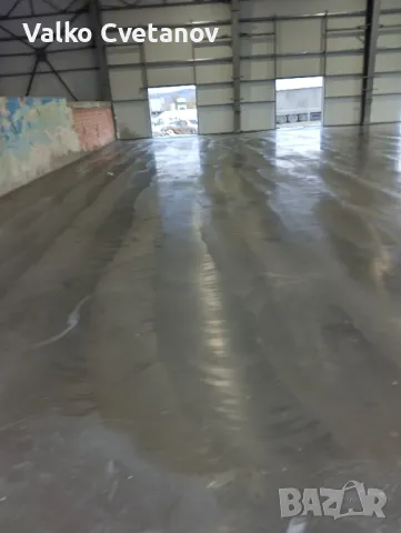 Шлайфан Ресан Щампиван бетон.     