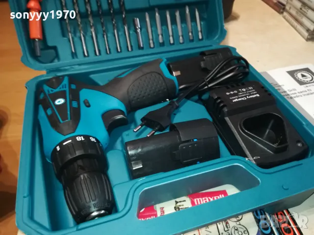 ВИНТОВЕРТ//БОРМАШИНА-КОМПЛЕКТ С ИНСТРУМЕНТИ 3103251836, снимка 3 - Винтоверти - 49713830