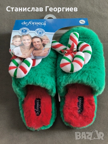 Дамски чехли defonseca коледни