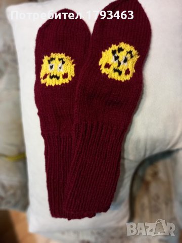 Ръчно плетени мъжки чорапи размер 42, снимка 1