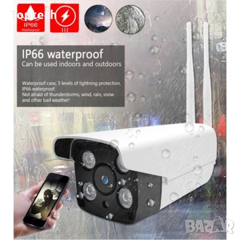 Wifi IP Смарт камера за външна употреба Full Hd 1080p, снимка 4 - IP камери - 30163228