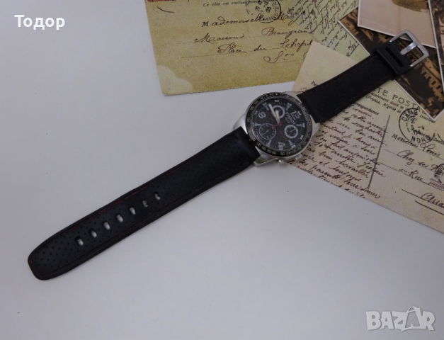 Кварцов мъжки часовник хронограф Tissot, снимка 6 - Мъжки - 36573266