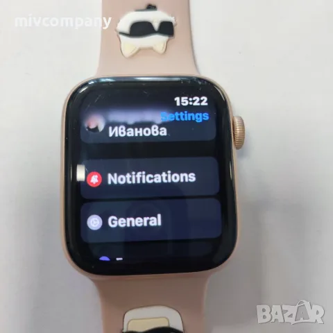 Часовник Apple Watch SE 44mm 82%bh, снимка 6 - Смарт часовници - 55802309