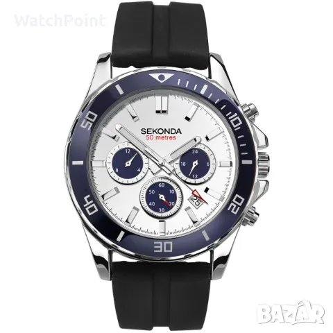 Мъжки часовник Sekonda Men's Dual-Time Sports - S-1708.00, снимка 1 - Мъжки - 48856040