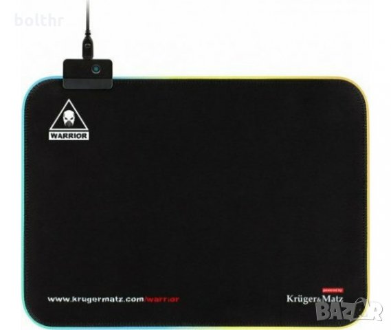 Подложка за мишка Kruger & Matz Warrior KM0766 с LED осветление (35 x 25 см), снимка 4 - Джойстици и геймпадове - 32062557