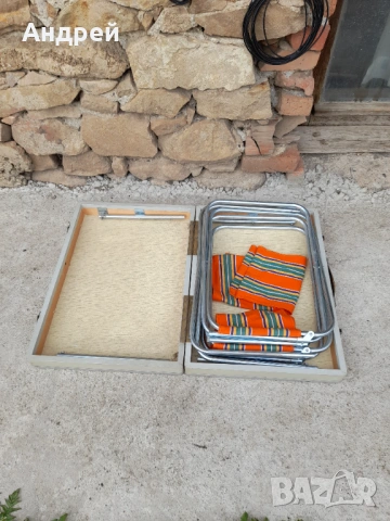 Стар туристически комплект маса със столчета, снимка 7 - Други ценни предмети - 54265560