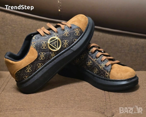 Нови дамски маратонки – еко кожа и велур, снимка 2 - Маратонки - 53890154