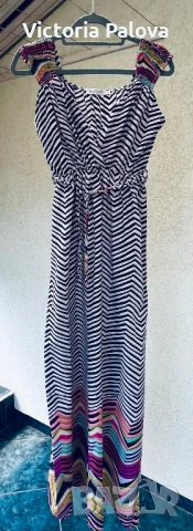 Дълга памучна рокля SORBET Франция, снимка 7 - Рокли - 50503973