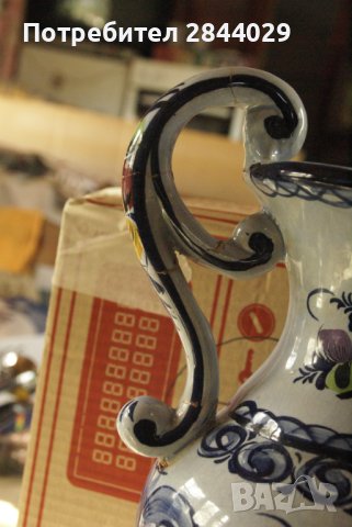 продавам стара керамична ваза, снимка 6 - Антикварни и старинни предмети - 42503372