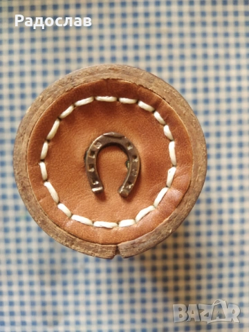 кожена чаша за зарове ART, снимка 3 - Български сувенири - 54289125