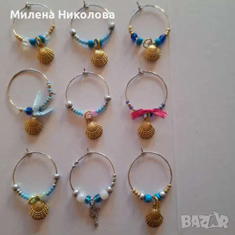 Пръстени за чаши Коледа, снимка 4 - Декорация за дома - 48383752