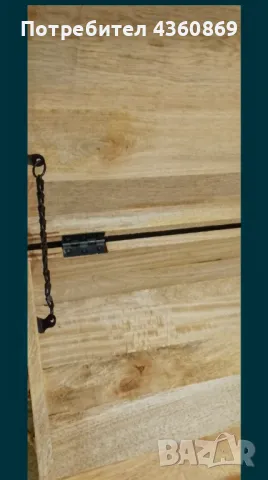 Намален на 300лв.Сандък ,от дърво и метални колела и обков, снимка 5 - Други - 49491326