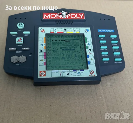 Monopoly Handheld Electronic Game , Електронна игра от 1997г. ,  Hasbro Monopoly, снимка 2 - Други игри и конзоли - 55810646
