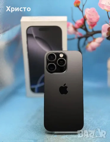 Apple iPhone 16 Pro, 256GB, 5G, Black Titanium, снимка 6 - Apple iPhone - 56405100
