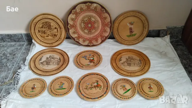 Дървени декоративни чинии, снимка 1