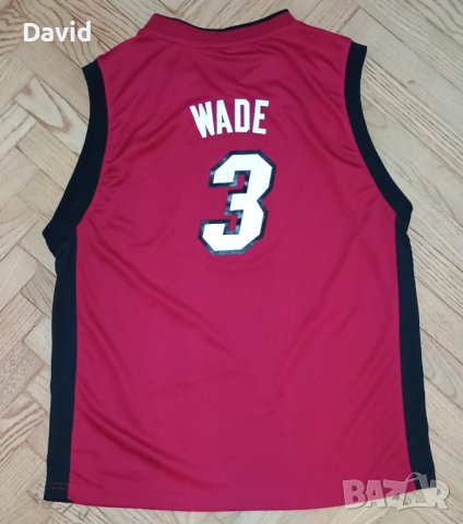 NBA оригинален потник на Miami Heat Dwyane Wade, снимка 2 - Баскетбол - 44492577