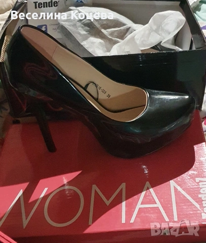 Обувки на висок ток със скрита платформа 2чифта, снимка 5 - Дамски обувки на ток - 54085277