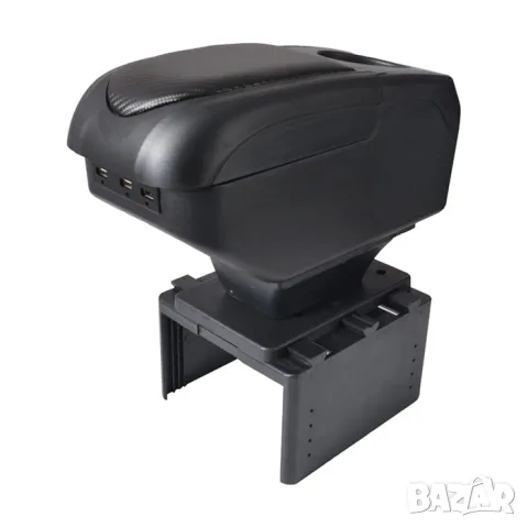 Подлакътник с 6 USB порта, поставка за чаша и място за съхранение