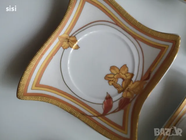 позлатен комплект за кафе Salma collection, снимка 6 - Сервизи - 47952439