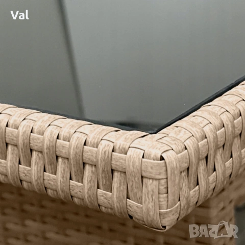 Комплект градински мебели от техноратан - перфектен кът за релакс