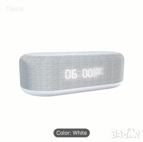 Лед часовник с безжично зареждане на телефона, снимка 5 - Друга електроника - 54209621