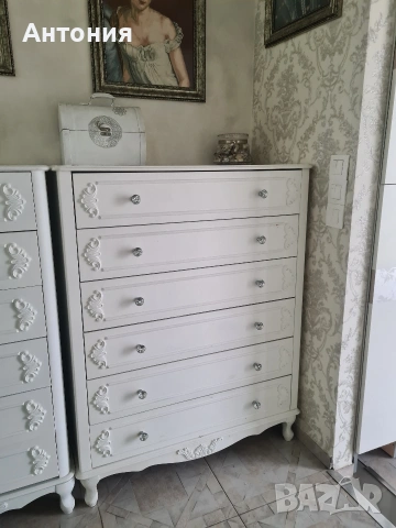 Бели скринове , тоалетка, гардероб, снимка 7 - Шкафове - 54051061