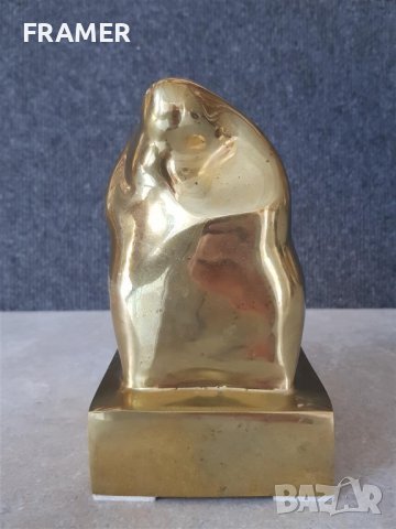 Величко Минеков Женска фигура Уникална скулптура подписана, снимка 3 - Статуетки - 38471792