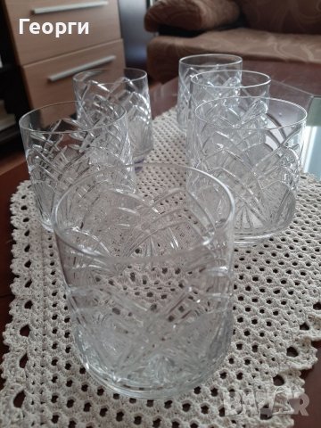 Кристални чаши за уиски,водка,коняк, снимка 6 - Сервизи - 36706169