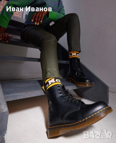  оригинални боти  Dr Martens 1460 Pascal ОТ ГЛАДКА КОЖА номер 42 , снимка 5 - Дамски боти - 38919212