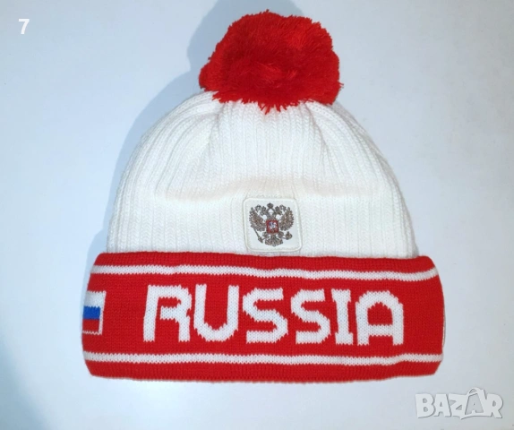 Чисто нова зимна шапка Russia плетена 