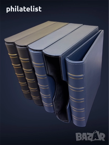 Папка с касета LUX , еко-кожа – OPTIMA стандарт , черен цвят , снимка 14 - Нумизматика и бонистика - 52068158