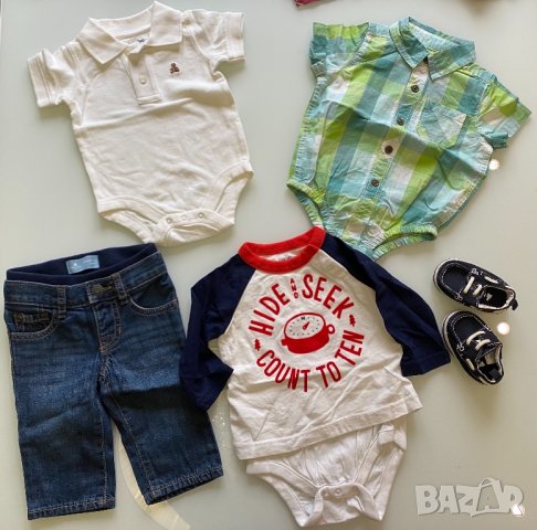 Baby Gap 3-6m нов комплект, снимка 1 - Комплекти за бебе - 31508957