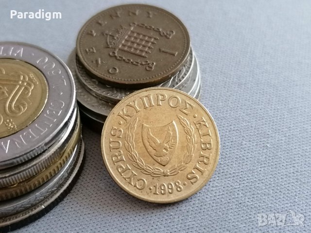 Mонета - Кипър - 2 цента | 1998г., снимка 2 - Нумизматика и бонистика - 39304107