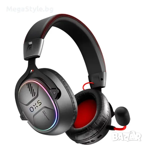 Безжични геймърски слушалки OXS Storm G2, 7.1 виртуален съраунд звук, 3 режима на еквалайзер, снимка 3 - Bluetooth слушалки - 55748191
