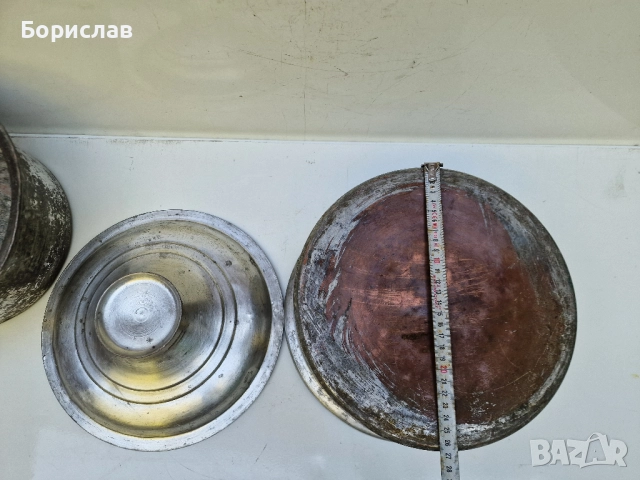 Стара, медна тенджера 6 л., снимка 5 - Антикварни и старинни предмети - 51585045