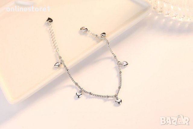 Сребърна гривна - Жулиета 925 печат сребро GR104, снимка 3 - Гривни - 29971106