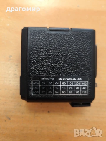 MINOLTA electroflash - 20, снимка 2 - Светкавици, студийно осветление - 50861223