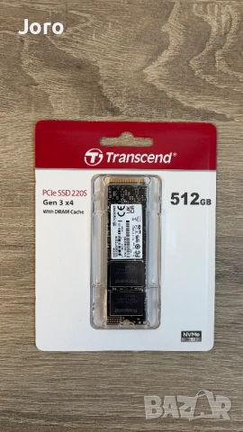 *Нови* SSD Дискове NVMe PCIe Gen3x4 Transcend SSD 220S 512GB