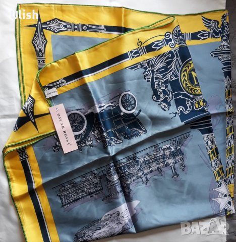 Дамски копринен шал Oscar Rossa, снимка 3 - Шалове - 42716590