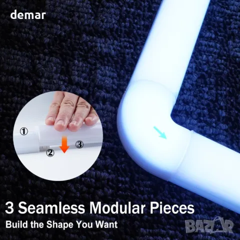 Интелигентни LED светлинни ленти, синхронизиране на музика, управление от Bluetooth APP, снимка 3 - Лед осветление - 47744910