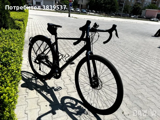 Gravel велосипед CUBE Nuroad FE 2023 (Dark Blue) – Динамо осветление & Заден багажник, снимка 3 - Велосипеди - 55891865