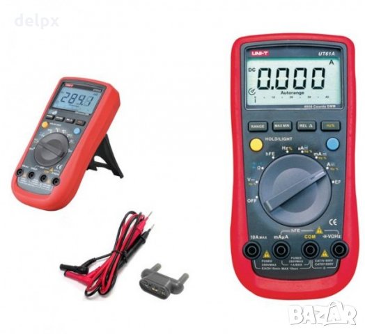Мултицет със зумер UT-61A VAC/VDC | ADC/VDC | OHM | F | Hz, снимка 3 - Други инструменти - 32144854