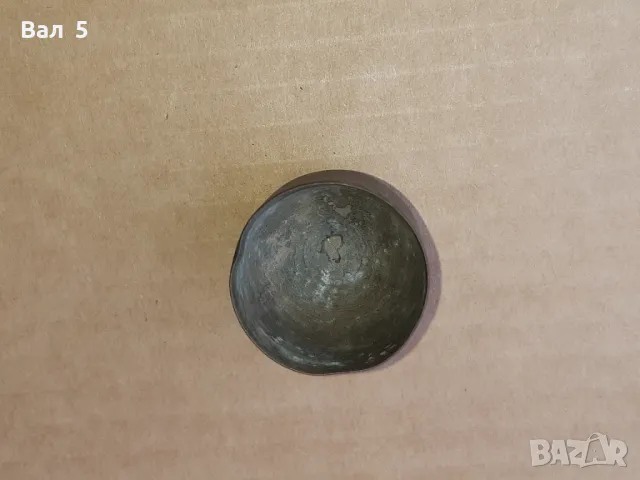 Старо миниатюрно бронзово хаванче . Рядко, снимка 4 - Антикварни и старинни предмети - 47631389