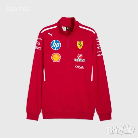 Оригинално горнище Puma / Пума x Ferrari / Ферари F1 Team Sweatshirt